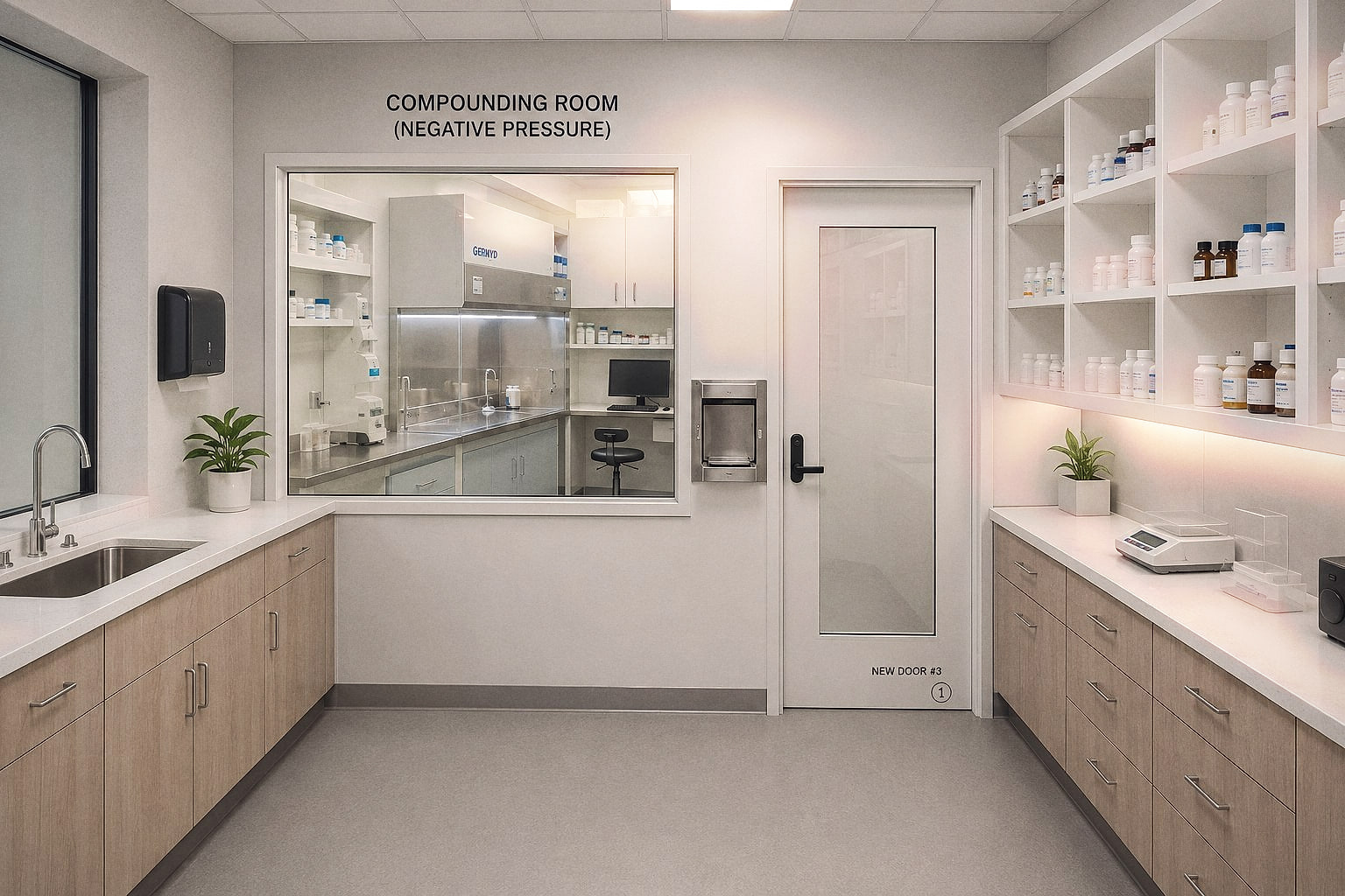 Design rendering of Pharmacy fit-out in Tarzana, California — view 5