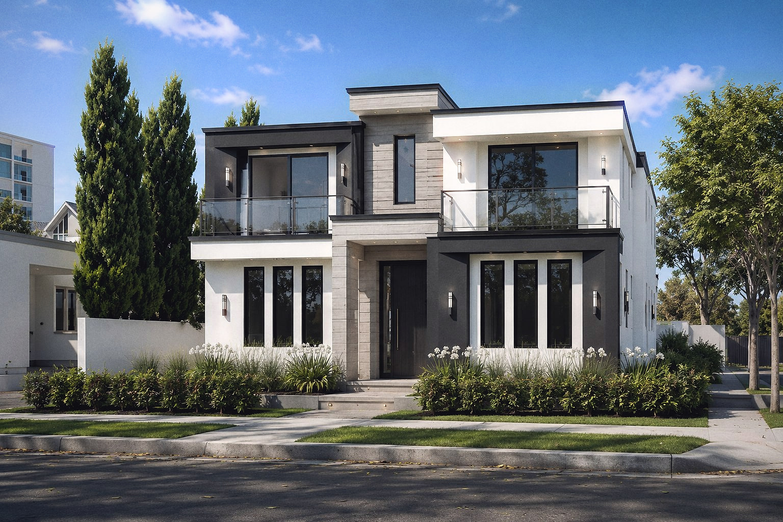 Design rendering of a Single family project in Beverly Hills, California by M&N Home Design