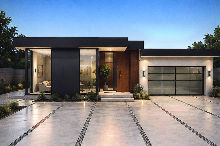 Design rendering of a Single family project in Malibu, California by M&N Home Design